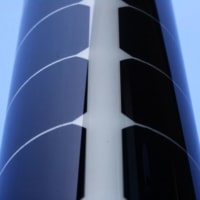 Modulo de panel solar Celula solar cilindrica circular redonda de vidrio