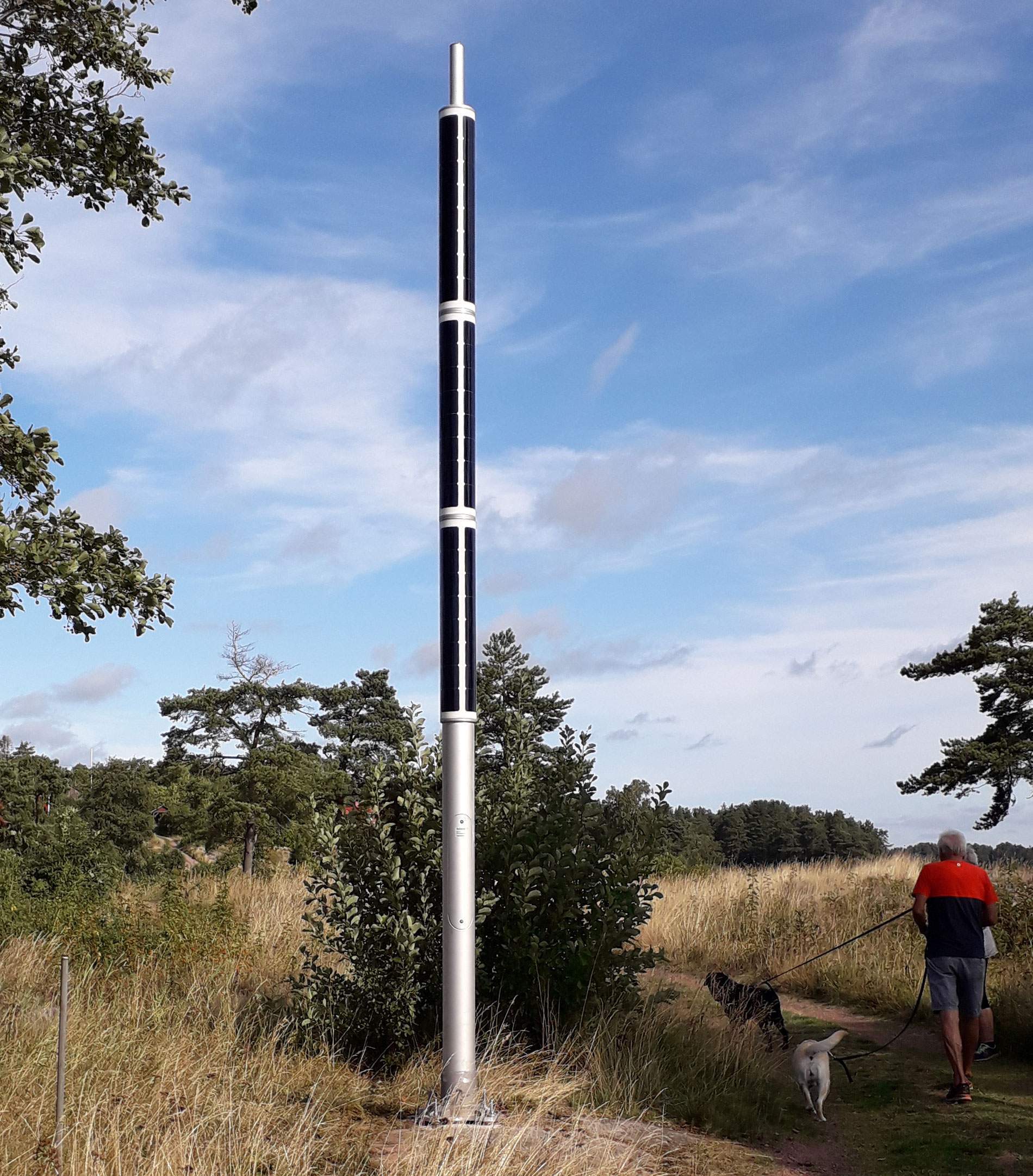 Soluxio Connect Solar-WiFi-Mast im Naturschutzgebiet