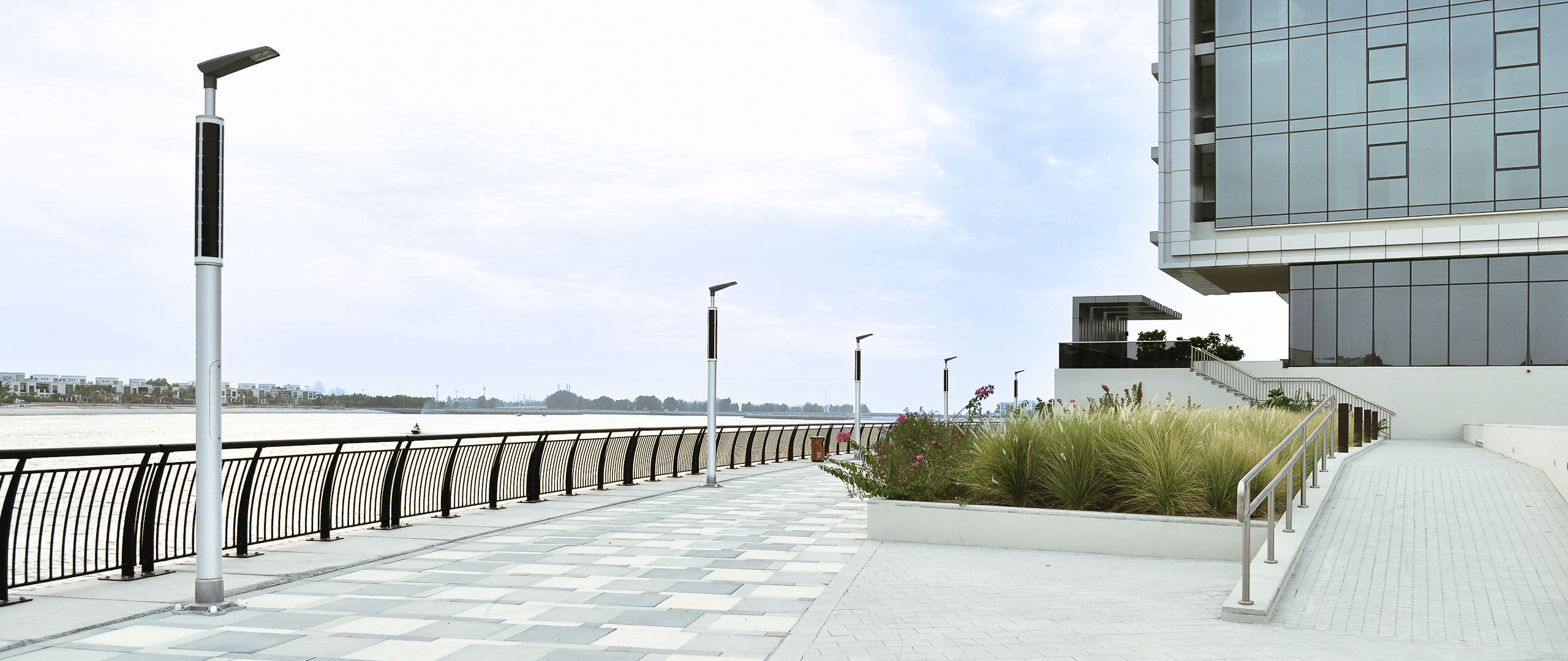 Soluxio Solar Lighting at Boulevard-powered-lighting-at-boulevard_web_hero Soluxio solar light post at countryside